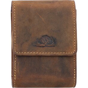 Greenburry Portasigarette vintage in pelle 7,5 cm