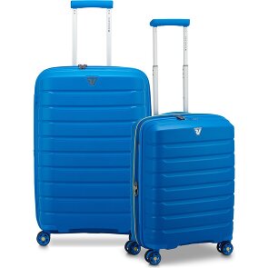 Roncato B-Flying 4 ruote Set di valigie 2 pezzi con piega di espansione