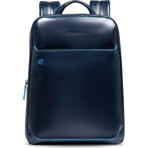 Piquadro Blue Square Zaino da giorno Protezione RFID Pelle 37 cm Scomparto per laptop