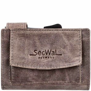 SecWal Custodia per carte di credito Portafoglio RFID in pelle 9 cm