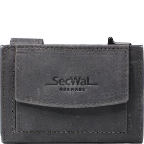 SecWal Custodia per carte di credito Portafoglio RFID in pelle 9 cm