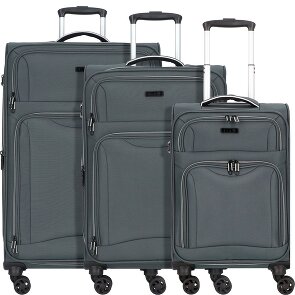 d&n Travel Line 9204 4 ruote Set di valigie 3 pezzi espandibile