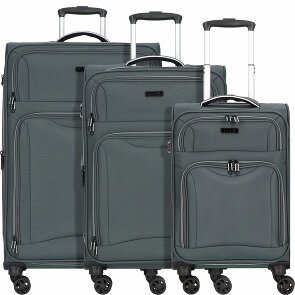 d&n Travel Line 9204 4 ruote Set di valigie 3 pezzi