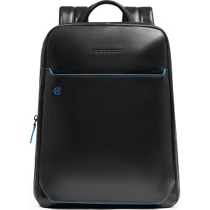Piquadro Blue Square Zaino da giorno Protezione RFID Pelle 37 cm Scomparto per laptop