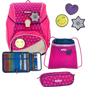 Scout Alpha Neon Safety Set di borse per la scuola 4 pezzi