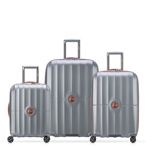 Delsey Paris Carrousel 4 ruote Set di valigie 3 pezzi con piega di espansione Delsey Paris Carrousel 4 ruote Set di valigie 3 pezzi con piega di espansione