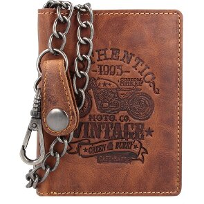 Greenburry Portafoglio Vintage Cafe Racer RFID in pelle 9,5 cm Greenburry Portafoglio Vintage Cafe Racer RFID in pelle 9,5 cm