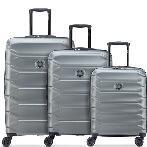 Delsey Paris Meteor 4 ruote Set di valigie 3 pezzi espandibile