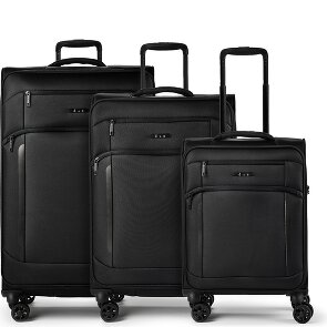 d&n Travel Line 9804 4 ruote Set di valigie 3 pezzi espandibile