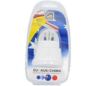Go Travel Adattatore di viaggio Europa-Australia
