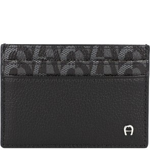AIGNER Porta carte di credito con logo in pelle 10 cm