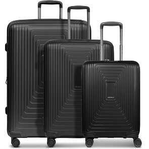 Redolz Essentials 14 4 ruote Set di valigie 3 pezzi con piega di espansione