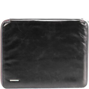 Piquadro Astuccio quadrato blu per scrittura A4 in pelle 27 cm Piquadro Astuccio quadrato blu per scrittura A4 in pelle 27 cm