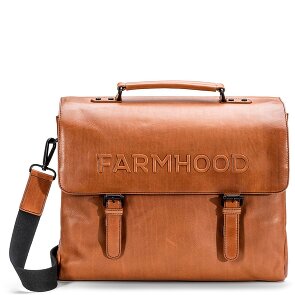 Farmhood Memphis Cartella XXL 3 scomparti in pelle 39 cm