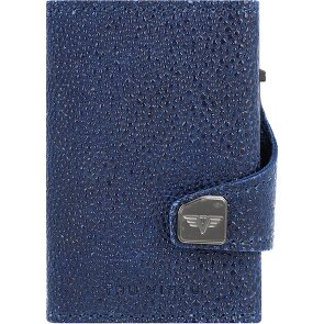 Tru Virtu Custodia per carte di credito Click & Slide Portafoglio RFID in pelle 6,5 cm