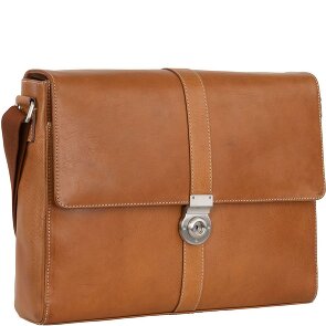 Leonhard Heyden Messenger Bergamo in pelle 38 cm Scomparto per laptop