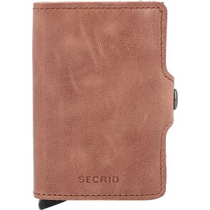 Secrid Twinwallet Porta carte di credito vintage RFID in pelle 6,5 cm