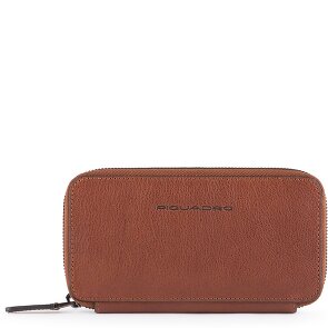 Piquadro Borsa portacellulare quadrata nera in pelle 17 cm