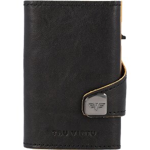 Tru Virtu Custodia per carte di credito RFID in pelle 6,5 cm