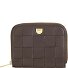  Woven Portafoglio Vera Pelle 10 cm Variante coffee brown