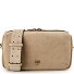  Shoulder Horizontal Borsa a tracolla Pelle 25 cm Variante beige-grigio