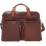  Cartella in pelle intrecciata 48 cm Variante british tan