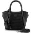  Layer Mini Borsa Borsa a tracolla Vera Pelle 17 cm Variante black