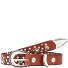 Cintura con borchie in pelle Variante cognac | 100 cm Cintura con borchie in pelle Variante cognac | 100 cm