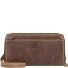  Vintage Pochette Protezione RFID Pelle 21 cm Variante brown