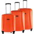  GTO 5.0 Set di valigie a 4 ruote 3 pz. Variante neonorange