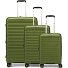 Travel Line 4700 4 ruote Set di valigie 3 pezzi con piega di espansione Variante olive green Travel Line 4700 4 ruote Set di valigie 3 pezzi con piega di espansione Variante olive green