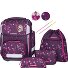  Ergolite Set di borse per la scuola 8 pezzi Variante dark red