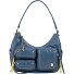  Pocket Borsa a spalla Vera Pelle 30 cm Variante denim blue