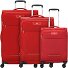  Joy 4 ruote Set di valigie 3 pezzi espandibile Variante rosso