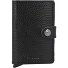  Miniwallet Custodia per carte di credito al vegetale RFID in pelle 6,5 cm Variante black-black