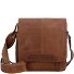  Wax Pull Up Borsa a tracolla Pelle 22 cm Variante cognac