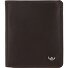  Polo Portafoglio Protezione RFID Vera Pelle 8.5 cm Variante dunkelbraun