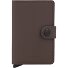 Miniwallet Custodia per carta di credito Protezione RFID Pelle 6.5 cm Variante truffle Miniwallet Custodia per carta di credito Protezione RFID Pelle 6.5 cm Variante truffle