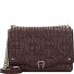  Diadora Borsa a tracolla in pelle 26 cm Variante dark teak