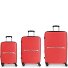  Kume 4 ruote Set di valigie 3 pezzi con piega di espansione Variante coral