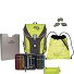  ErgoFlex Max Superflash Set di borse per la scuola 5 pezzi Variante neon fighter