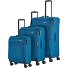 Chios 4 ruote Set di valigie 3 pezzi con piega di espansione Variante petrol Chios 4 ruote Set di valigie 3 pezzi con piega di espansione Variante petrol