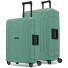  Essentials 15 Set di valigie a 4 ruote 2 pezzi con chiusura a tre punti Variante sea green