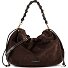  Morgana Borsa a spalla Vera Pelle 46 cm Variante moka