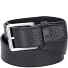  Cintura casual in pelle Variante black | 90 cm