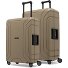  Essentials 15 Set di valigie a 4 ruote 2 pezzi con chiusura a tre punti Variante cool beige
