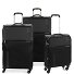 Speed 4 ruote Set di valigie 3 pezzi con piega di espansione Variante schwarz Speed 4 ruote Set di valigie 3 pezzi con piega di espansione Variante schwarz
