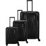  Barbara Novelty 4 ruote Set di valigie 3 pezzi con piega di espansione Variante black