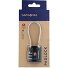  Global TA Lucchetto per bagagli con chiusura a combinazione 10 cm Variante black