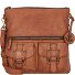  Borsa a tracolla in pelle con tessitura morbida 30 cm Variante charming cognac